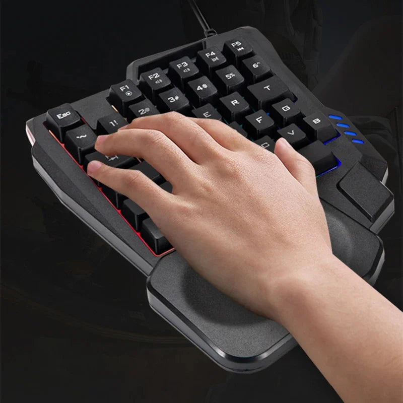 35-Key One-Hand Gaming Keyboard