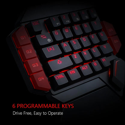 35-Key One-Hand Gaming Keyboard